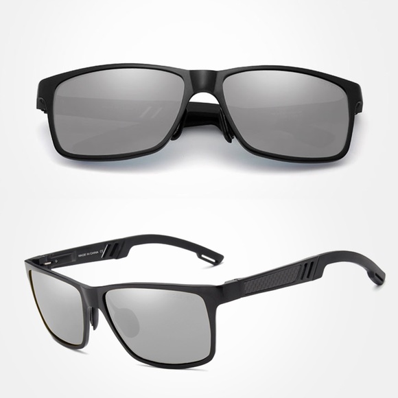 KINGSEVEN Silver Mirrored Aluminum Polarized Sunglasses - Picture 2 of 15